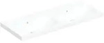 Geberit Acanto Doppel-WT f. US, 120x48cm einfache Bef., o. Hl., m. &Uuml;l., wei&szlig;