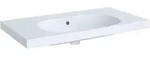 Geberit Acanto Waschtisch m. Ablg., 90x48cm einfache Bef., o. Hl., m. &Uuml;l.,...
