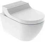 Geberit AquaClean Tuma Comfort WC-Komplettanlage Wand-WC Edelstahl geb.