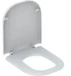 Geberit Renova Comfort WC-Sitz, barrierefrei eckiges Design, wei&szlig;