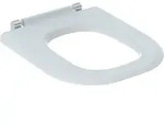 Geberit Renova Comfort WC-Sitzring barrierefrei, eckiges Design, wei&szlig;