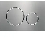 Geberit Sigma20 BetPl., f&uuml;r 2-Mengen-Sp&uuml;lung Round, edst. geb&uuml;rstet, Etc /