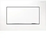 Geberit Sigma10 (ex Sigma30) BetPl., Sp-Stop Square, vers., wei&szlig; / hochglanz ver...