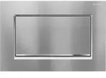 Geberit Sigma10 BetPl., eckig, Sp&uuml;l-Stopp-Sp. verschr., chrom geb&uuml;., Etc/ chrom ...