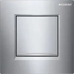 Geberit Typ 20 (ex Typ 30) UR-Strg. pneum. Sp Square, hochglanz verchromt /mattv...