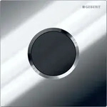 Geberit Typ 01 UR-Strg. m. elektron. Sp-Ausl. Netz.-Betr., Round, hochglanz verc...