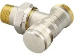 Danfoss R&uuml;cklaufverschraubung RLV 15 G 3/4 AG, Eck, vernickelt
