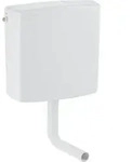 Geberit AP140 AP-Sp&uuml;lkasten 2-Mengen-Sp halbh. WA li/mi/re wei&szlig;-alpin, verschr.