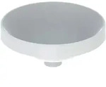Geberit VariForm Einbauwaschtisch, rund 40cm, o. Hl, o. &Uuml;l., glasiert, wei&szlig;