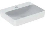 Geberit VariForm Aufsatz-WT, rechteckig mit HLB, 60x45cm, o. &Uuml;l., wei&szlig;,...