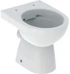 Geberit Renova Stand-WC Tiefsp&uuml;ler, Abg.horiz teilgeschlossene Form Rimfree, wei...