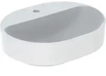 Geberit VariForm Aufsatz-WT, elliptisch mit HLB, 50x40cm, o. &Uuml;l., wei&szlig;,...