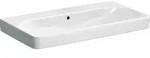 Geberit Smyle Waschtisch, eckig, 90x48cm o. Hl., m. &Uuml;l., wei&szlig;, KeraTect