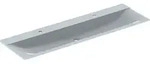 Geberit Xeno2 M&ouml;belwaschtisch, 160x48cm zwei Hl., o. &Uuml;l., wei&szlig;-alpin