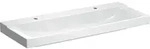 Geberit Xeno2 Waschtisch, 120x48cm zwei Hl., o. &Uuml;l., wei&szlig;, KeraTect