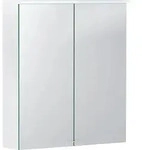 Geberit Option Basic Spiegelschrank m. Beleuchtung 2 T&uuml;ren 60x67,7x18cm wei&szlig;