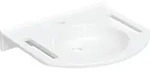 Geberit Publica WT, rundes Design, m. Auss. 60x55cm, m. Hl., o. &Uuml;l., wei&szlig;