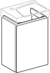Geberit Xeno2 Unterschrank f. Handwaschbecken mit 1 T&uuml;r, 38x52,5x26,5cm, scultur...