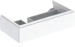 Geberit Xeno2 Unterschrank f. WT m. Ablg. re m .1 Schubl., 88x22x46,2cm, wei&szlig;