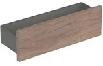 Geberit Smyle Square Wandablage 45x14,8x14,3cm, Nussbaum