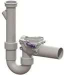 KESSEL-R&uuml;ckstauverschluss Staufix Siphon, DN 50, Waschmaschine, Typ 5