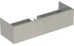 Geberit Xeno2 Unterschrank f. WT aus VARICOR mit zwei Hl., 139,5x35x47,3cm, grei...