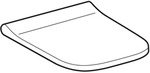 Geberit Smyle Square WC-Sitz, schmales Design wei&szlig;