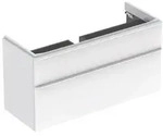 Geberit Smyle Square US f&uuml;r WT, m. 2 Schubl. 118,4x61,7x47cm, wei&szlig;