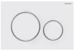 Geberit Sigma20 BetPl., f&uuml;r 2-Mengen-Sp&uuml;lung Round, wem lackiert, Etc / hgl.verc...
