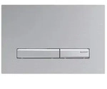 Geberit Sigma50 BetPl., eckig, 2-Mengen-Sp. chrom geb&uuml;rstet, Etc