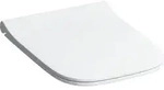 Geberit Smyle Square WC-Sitz, schmales Design Sandwichform, wei&szlig;
