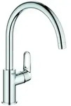 GROHE Einhand-Sp&uuml;ltischbatterie BauFlow 31538_1 hoher Auslauf chrom