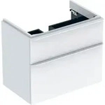Geberit Smyle US f&uuml;r WT, eckig, m. 2 Schubl. 73,4x61,7x47cm, wei&szlig;