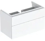 Geberit Xeno2 Unterschrank f. WT, 2 Schubl. 88x53x46,2cm, wei&szlig;