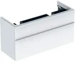 Geberit Smyle Unterschrank f&uuml;r DWT, eckig m. 2 Schubladen, 118,4x61,7x47cm, wei&szlig;