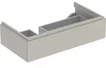 Geberit Xeno2 Unterschrank f. WT m. Ablg. re m. 1 Schubl., 88x22x46,2cm, greige