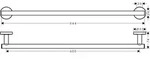 Hansgrohe Badetuchhalter Logis Universal chrom
