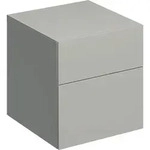 Geberit Xeno2 Seitenschrank mit 2 Schubladen 45x51x46,2cm, greige