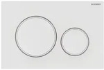 Geberit Sigma20 BetPl., f&uuml;r 2-Mengen-Sp&uuml;lung Round, wei&szlig; matt lackiert, Etc/
