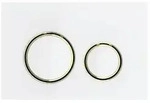 Geberit Sigma50 (ex Sigma21) BetPl., 2-M-Sp. Round, Metallfarbe ms, wei&szlig;