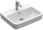 VB Waschbecken O.novo 550x460mm Eckig 1HL. mit &Uuml;berlauf Wei&szlig; Alpin