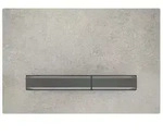 Geberit Sigma50 BetPl., f&uuml;r 2-Mengen-Sp&uuml;lung Square, Metallfarbe schwarzchr Beto...