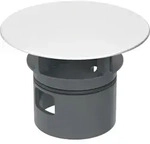 Geberit Ventilabdeckung f. HWB-Anschluss mit integr. &Uuml;berlauf seidenglanz-verchr...