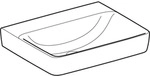 Geberit Renova Plan Waschtisch, 60x48cm o. Hl., o. &Uuml;l., wei&szlig;