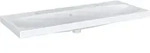 Geberit Acanto Waschtisch 120x48cm einfache Bef., 2 Hl., m. &Uuml;l., wei&szlig; Tect