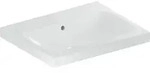 Geberit iCon Light Waschtisch 60x48cm ohne Hahnloch, mit &Uuml;l., wei&szlig;, KeraTect
