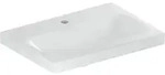 Geberit iCon Light WT 60x42cm, verk. Ausld. mit Hahnloch, ohne &Uuml;berlauf, wei&szlig;