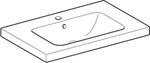 Geberit iCon Light Waschtisch 75x48cm Ablagefl&auml;che, m. Hl., m. &Uuml;l., wei&szlig;