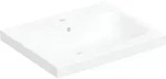 Geberit iCon Light Aufsatzwaschtisch 60x48cm mit Hahnloch, mit &Uuml;berlauf, wei&szlig;