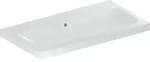 Geberit iCon Light Waschtisch 90x48cm ohne Hahnloch, mit &Uuml;berlauf, wei&szlig;